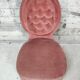 Pink toad armchair