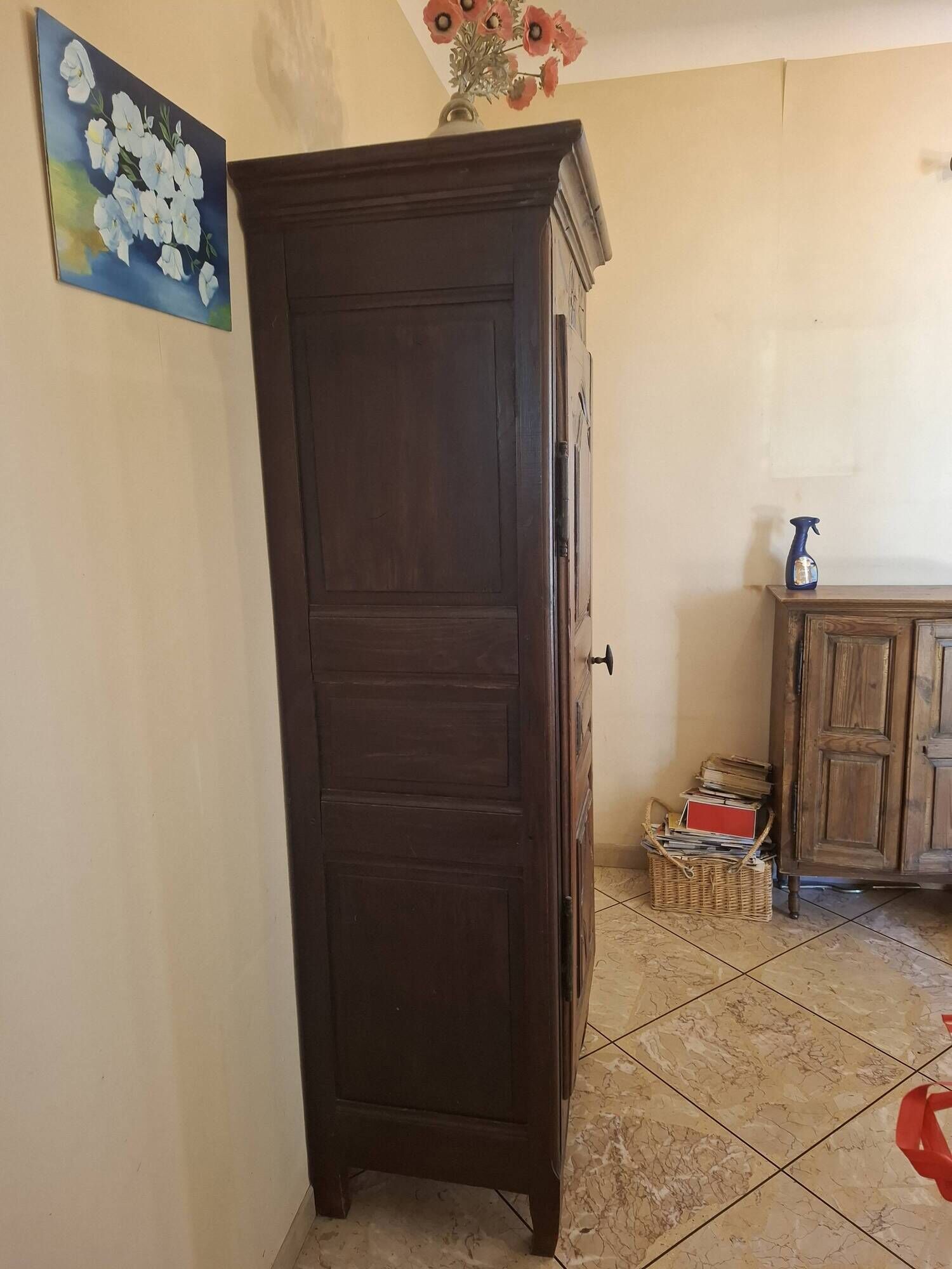 solid wood bonnetière