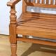 Antique colonial teak veranda bench – mid-20th century