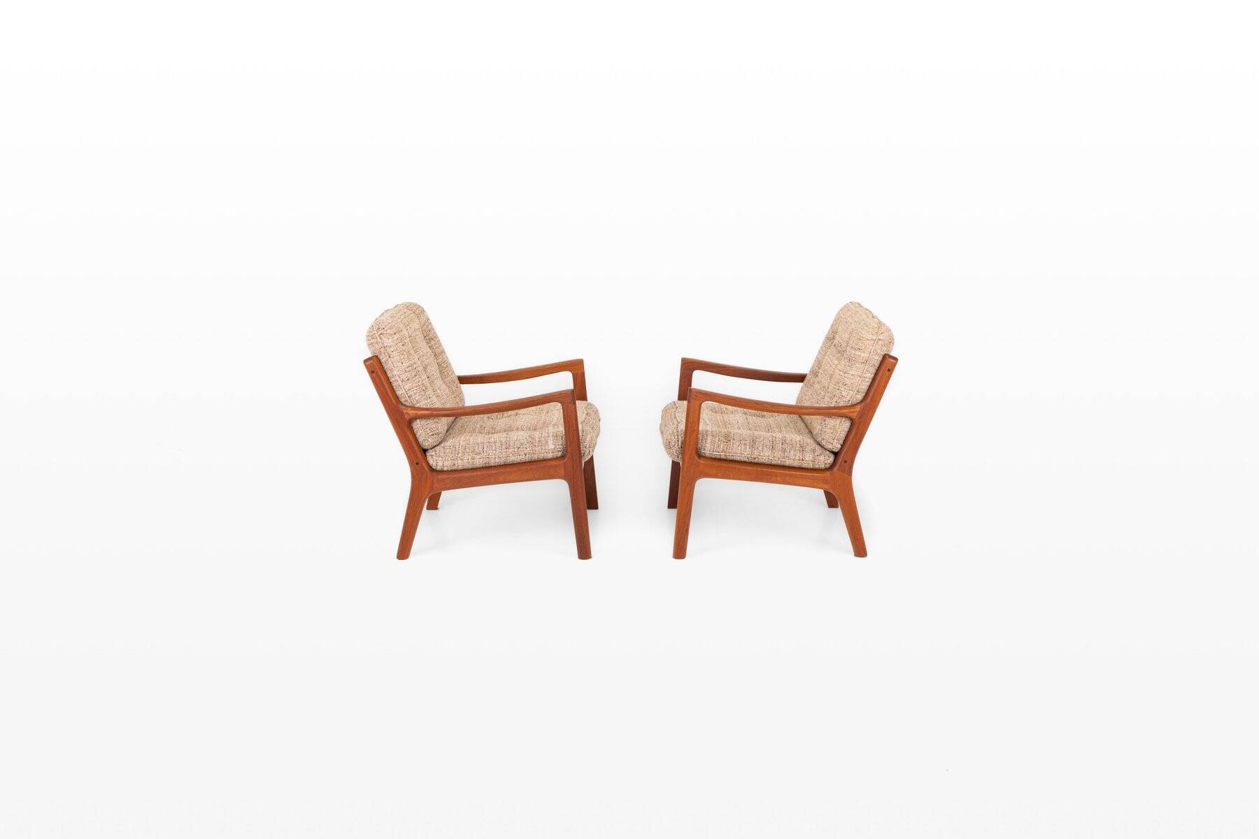 Easy chairs by Ole Wanscher for France & Son, 1960s, set of 2