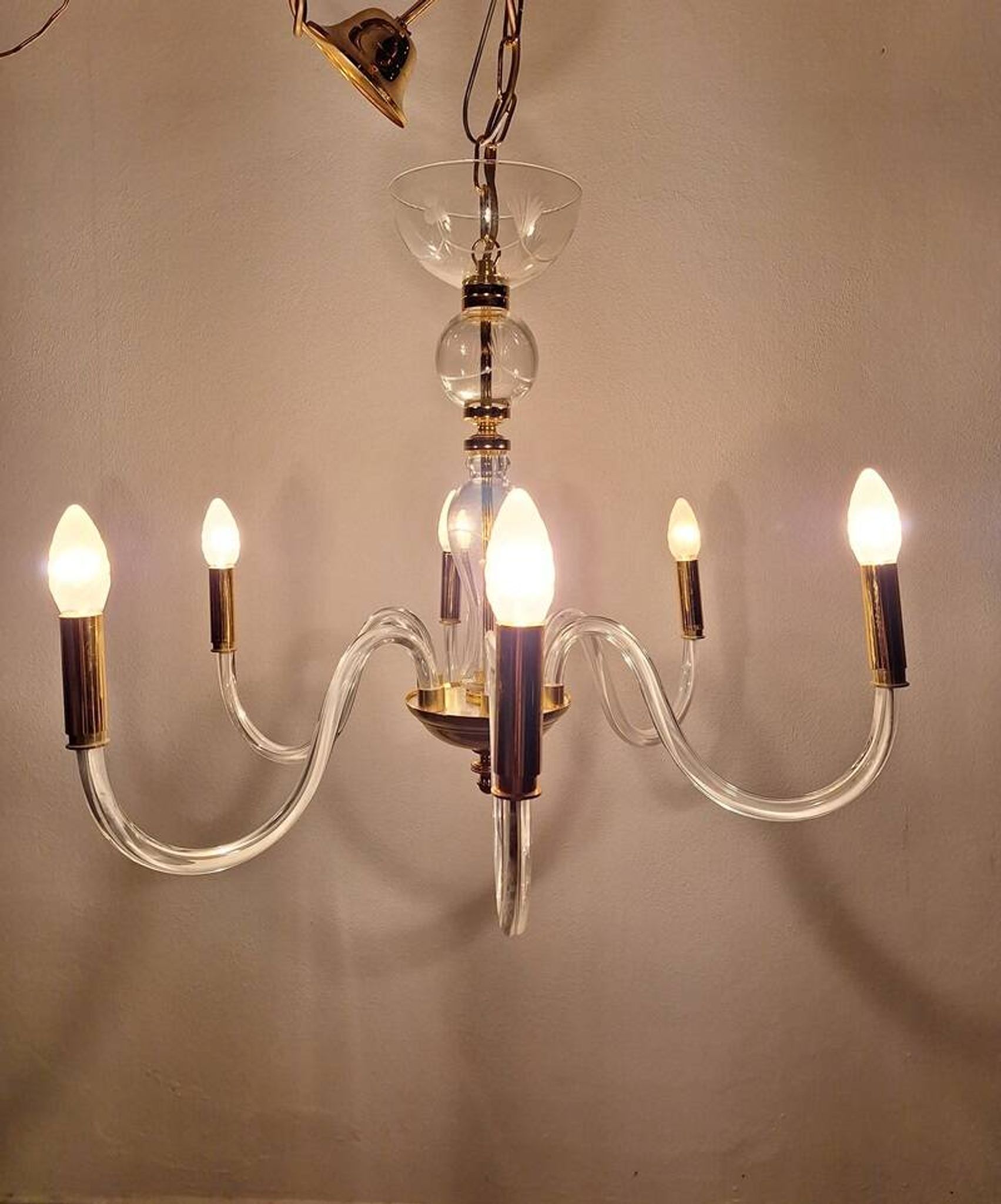 Murano chandelier 6 arms de mayo