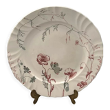Round poppy dish from Longwy