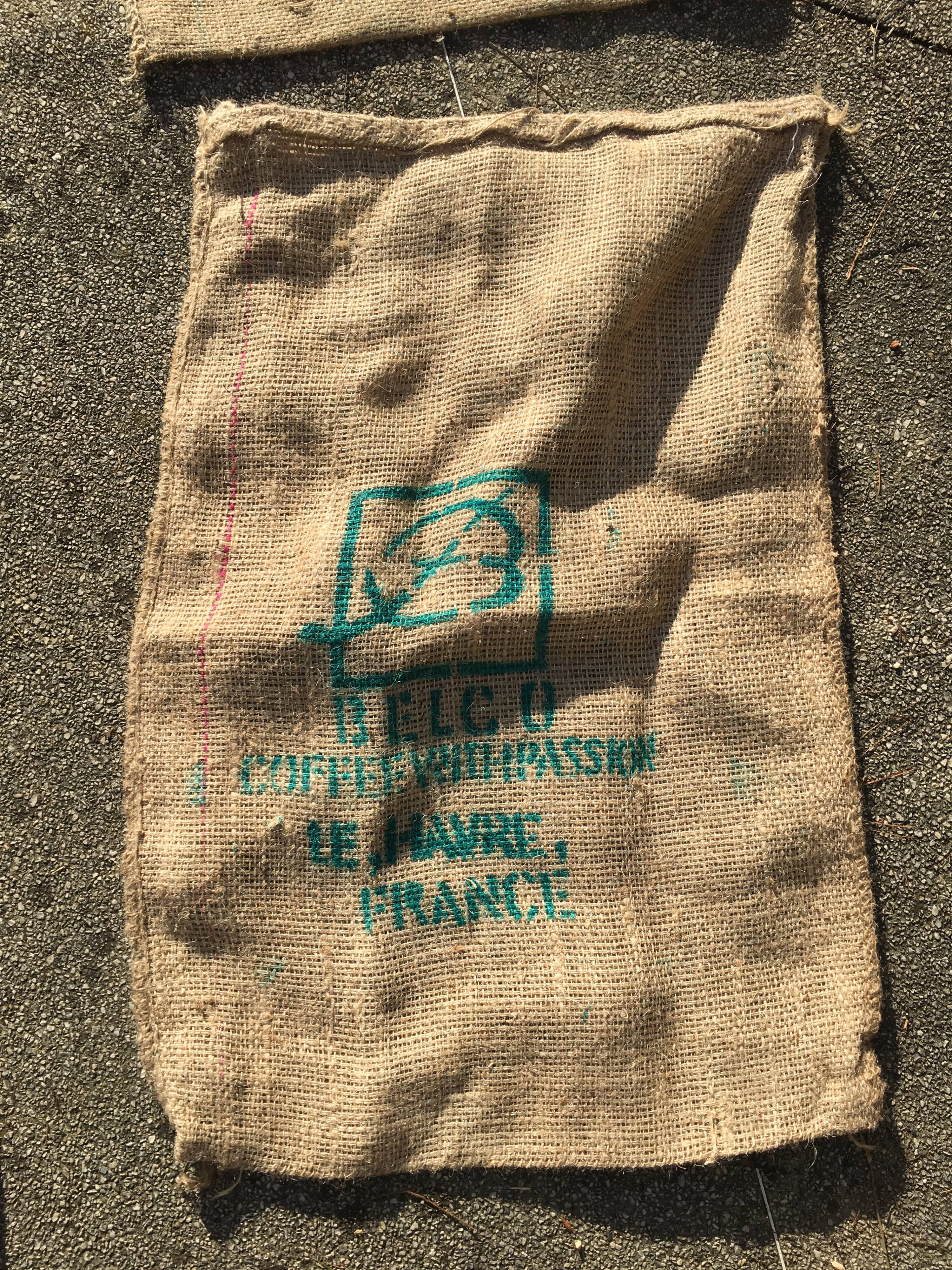 Vintage jute bag