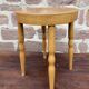 vintage Baumann Scandinavian stool, French stool chic 1980