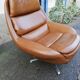 Vintage brown hull chair
