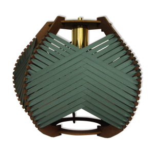 lampe verte tissée à