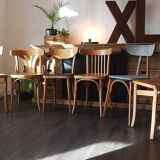 Set of 6 chairs Bistro mismatched
