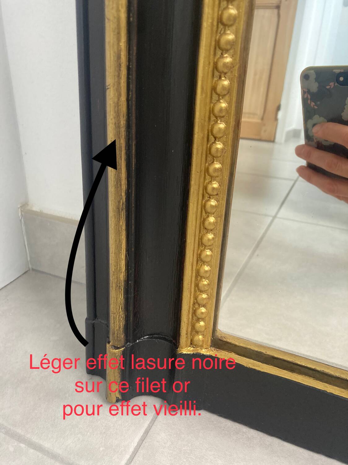Miroir de cheminée Louis Philippe