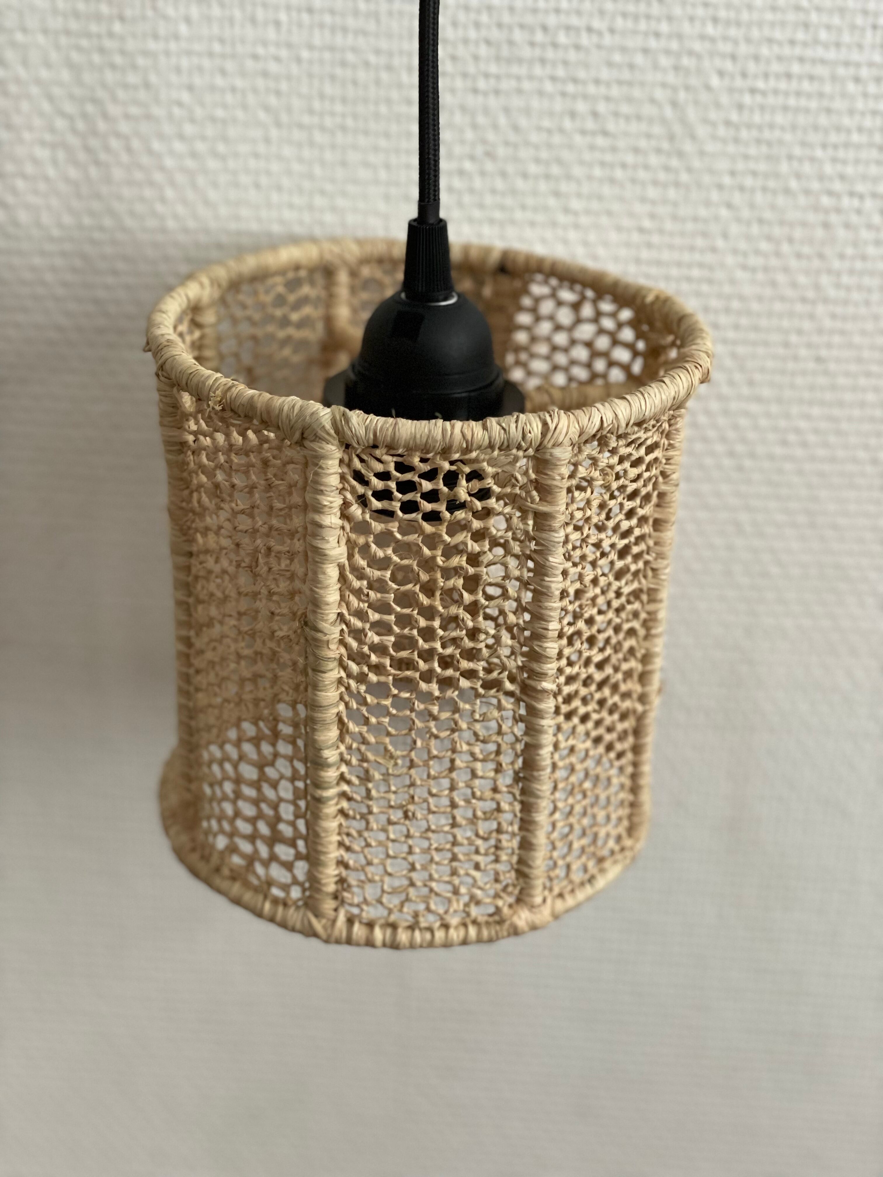 Lampshade suspension raffid honeycomb