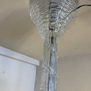 Belle suspension en verre Art Déco