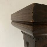 Rustic wooden column