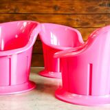Pink Popptorp armchair, Ikea 90s