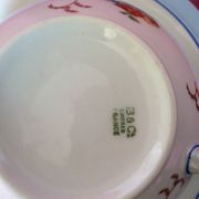 Tasse et sous-tasse pour petit déjeuner années 1960
