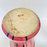 Large pink Art Ceram vase, circa 1970