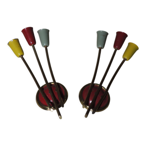 Paire d'appliques italie