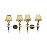 Pairs wall light 1950s torch