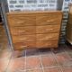 Vintage chest of drawers from the 60s in oak