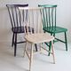 Three spindle back SH41 chairs by Yngve Ekström for Pastoe, 1960s