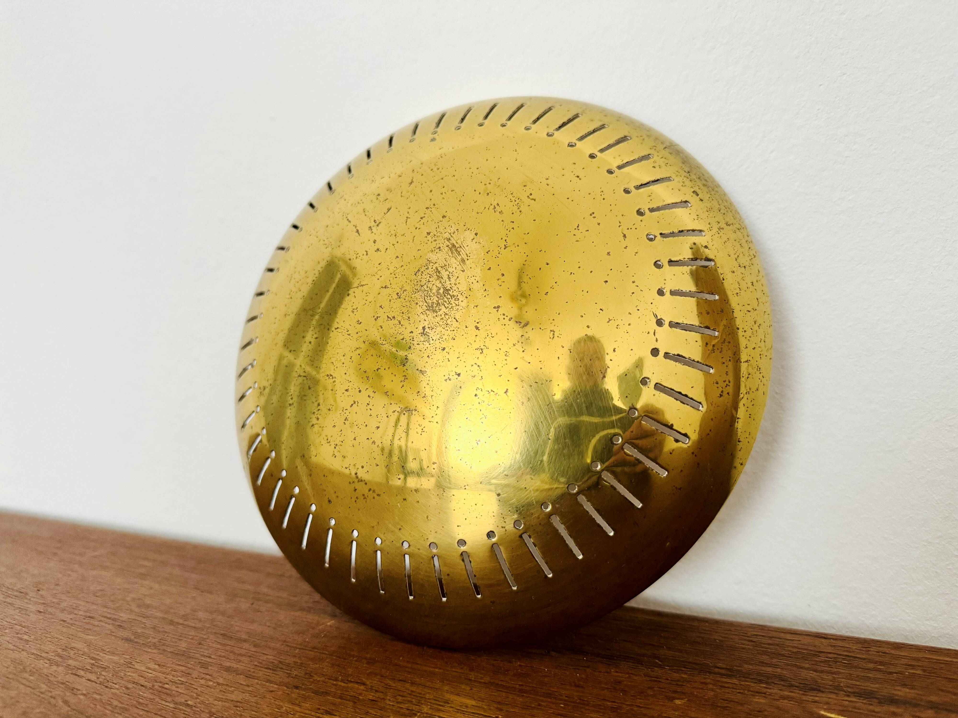 Italian Brass Wall or Flush Lamp