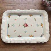 Rectangular ceramic plate