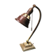 Art deco desk lamp brass and bronze copper