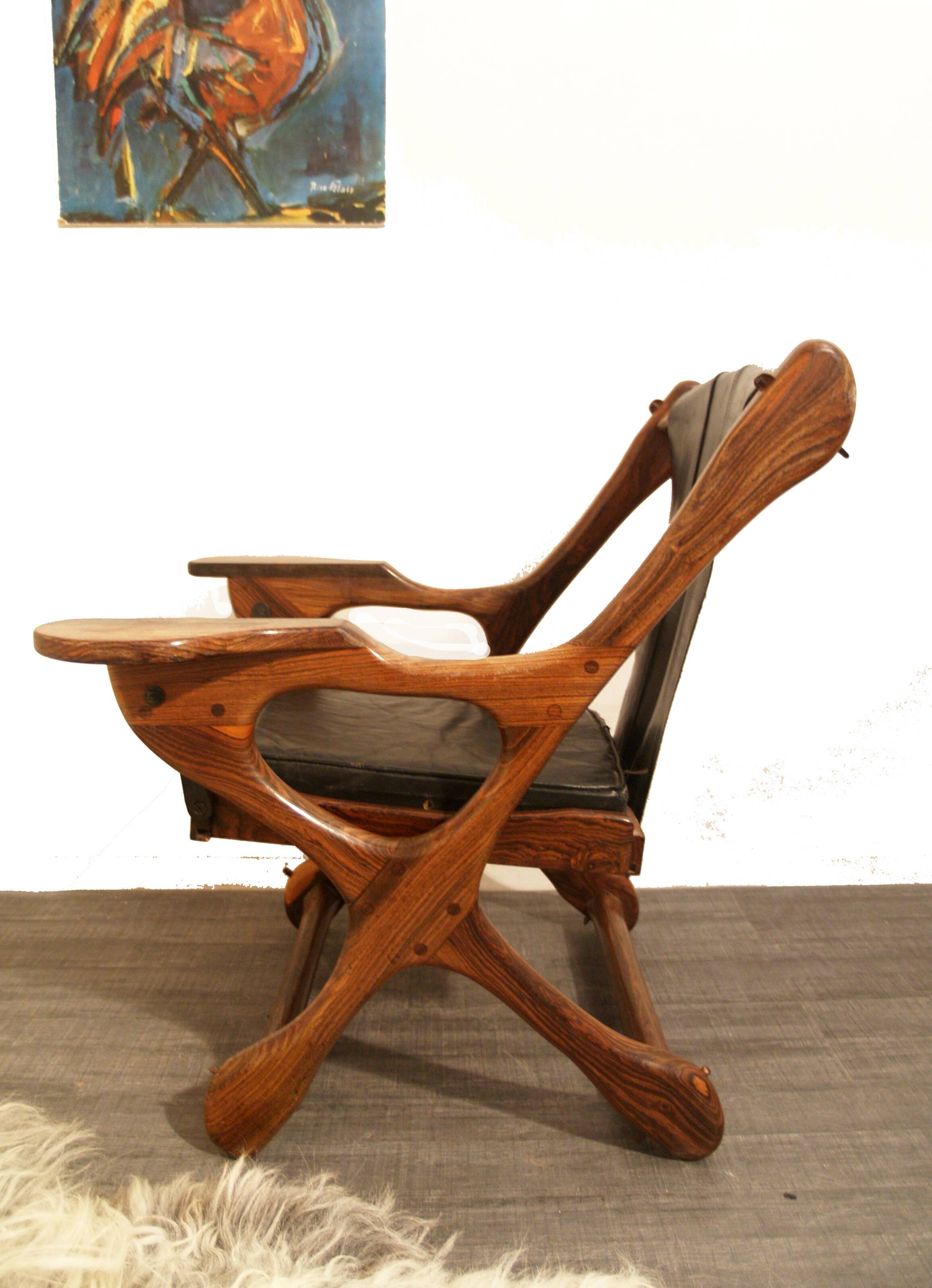 Don Shoemaker sling Winger lounge chair for Senal