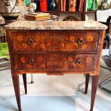 Commode 2 tiroirs Louis XVI