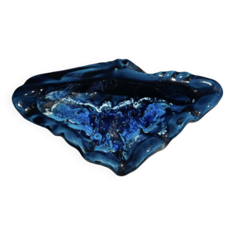 Blue art deco pocket tray