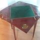 Old handkerchief game table