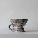 Set of 4 ceramic bowls by Jacques Pouchain for the Dieulefit Workshop.