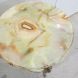 Tripod bronze side table