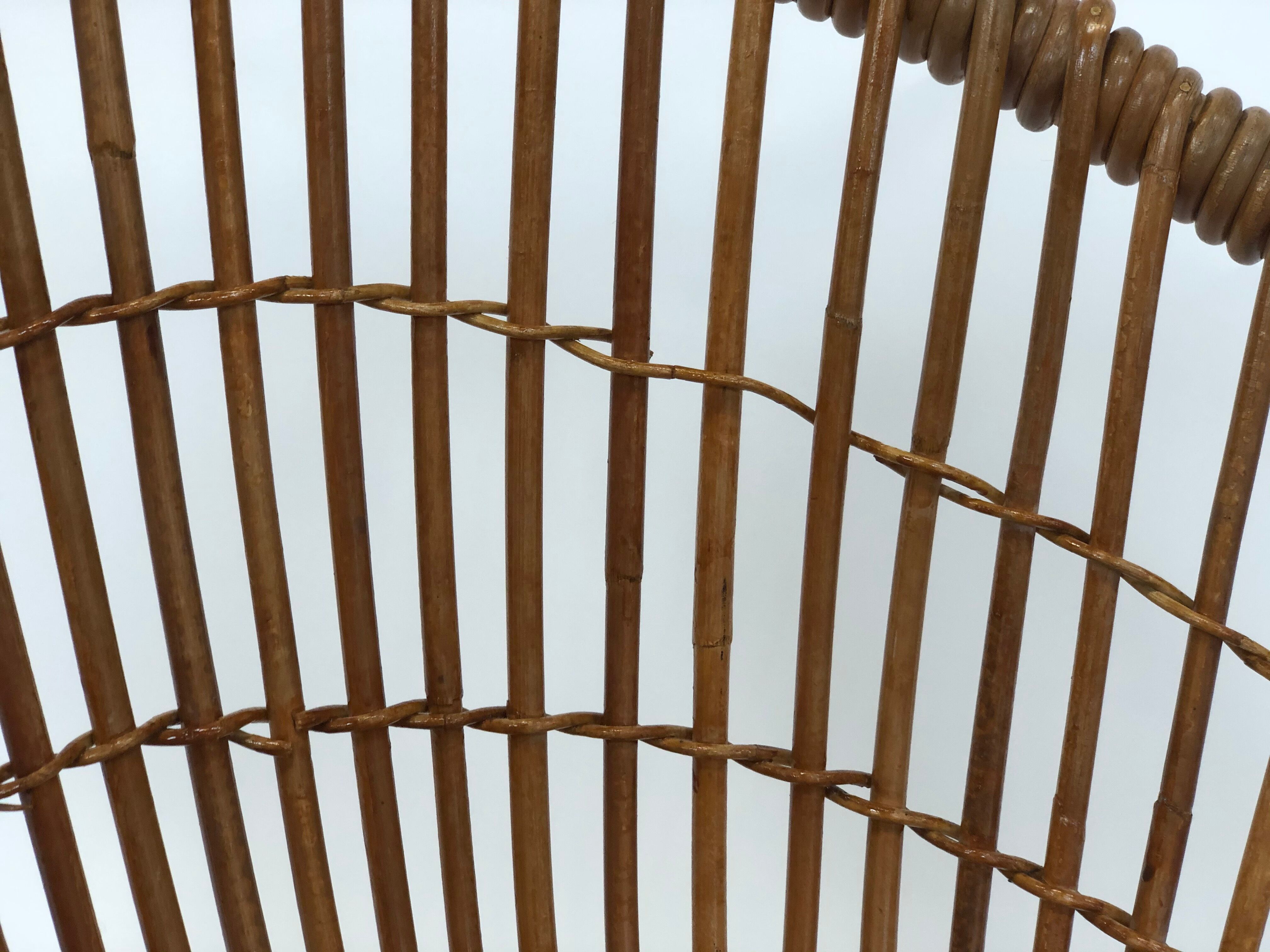 Rohe Noordwolde rattan armchair, 1960, Netherlands