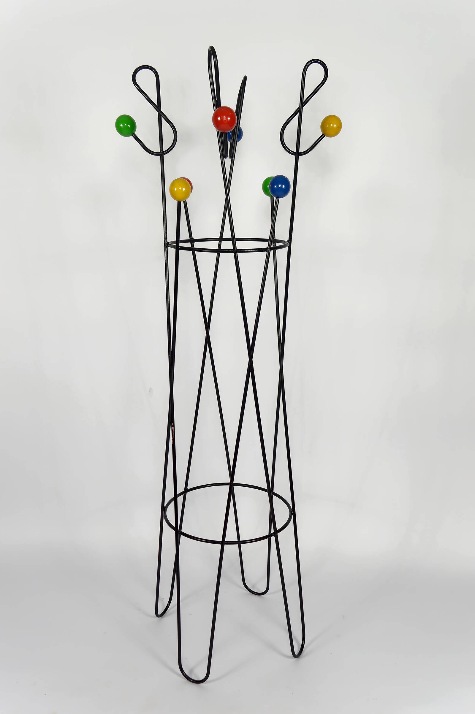 Porte-manteau « Clé de sol », par Roger Féraud, circa 1950