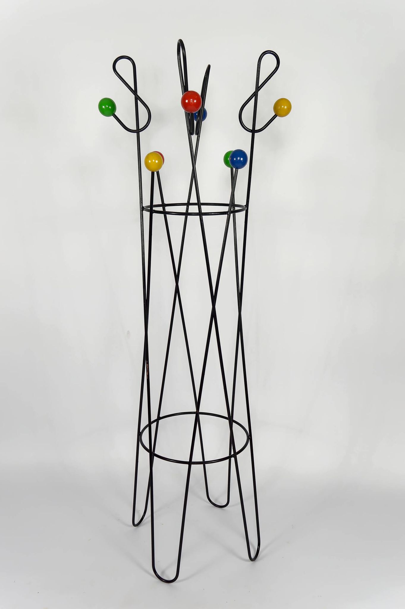 Porte-manteau « Clé de sol », par Roger Féraud, circa 1950