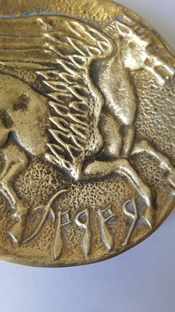 Max Le Verrier Ashtray Pegasus in bronze