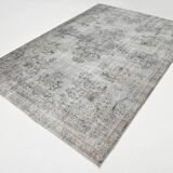 6x10 Black & Gray Oriental Style Turkish Rug, 201x301Cm
