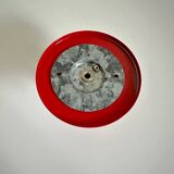 Goro red wall or ceiling light by Sergio Mazza Quattrifolio design
