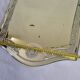 Large vintage Venetian style engraved mirror, 81 x 53 cm, 1950