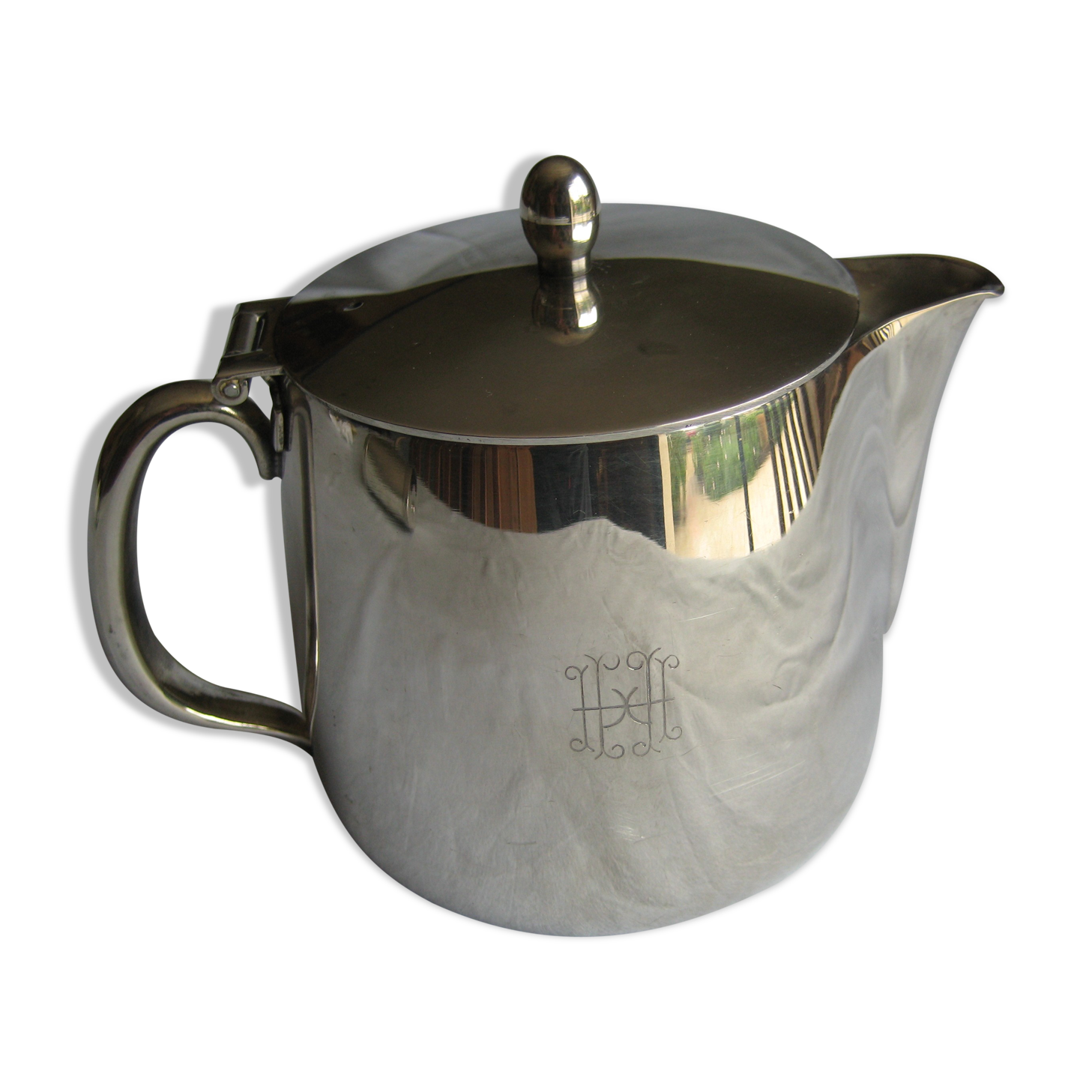 Silver metal tea tree "Christofle"