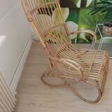 Rocking chair rattan
