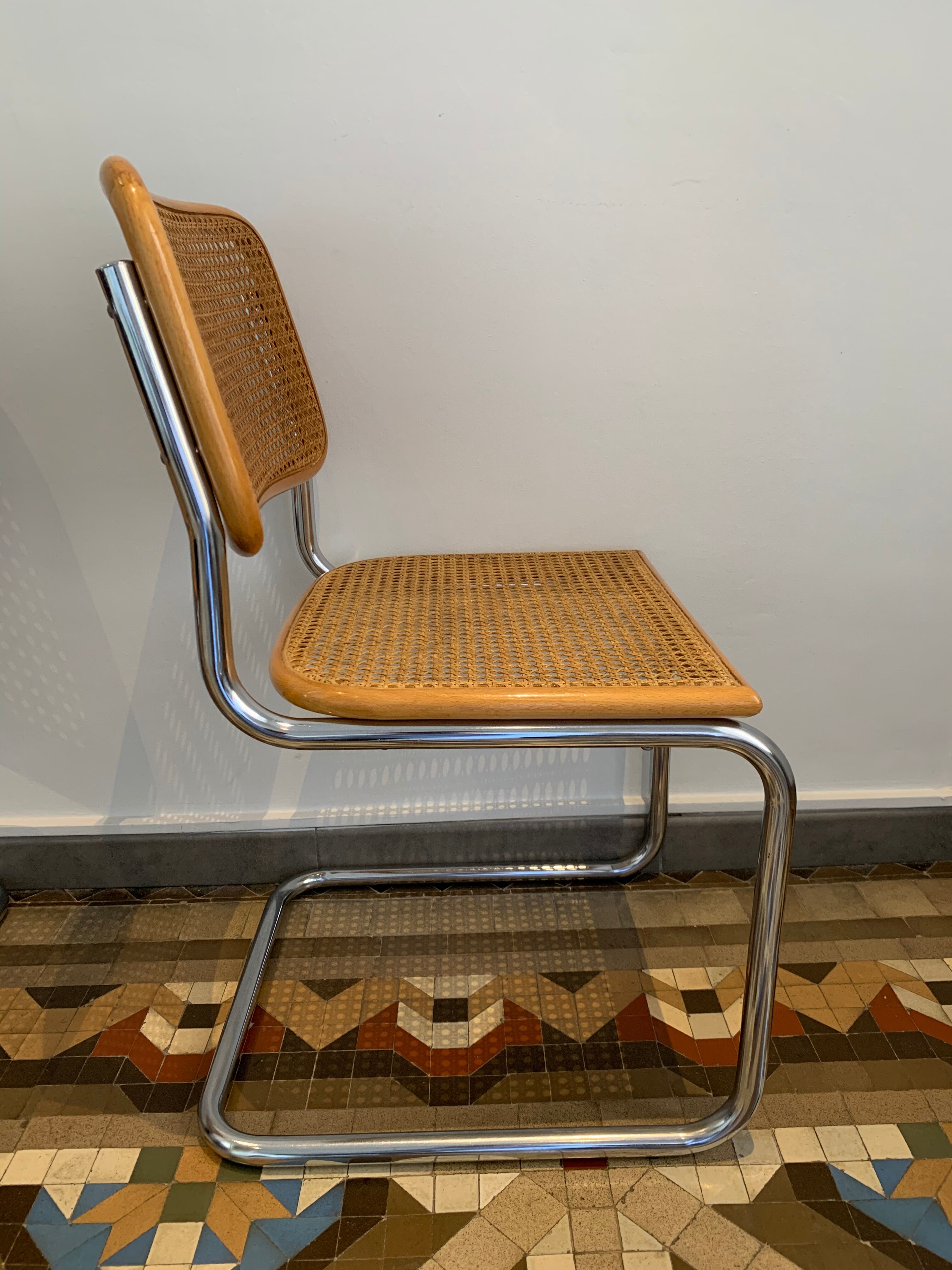 Cesca chairs by Marcel Breuer