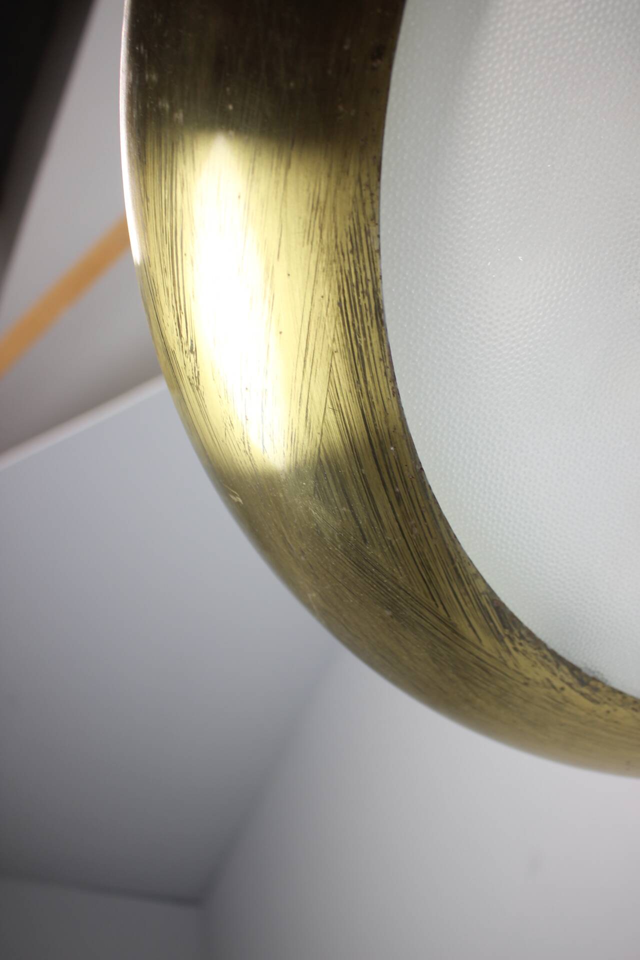 Art Deco UFO chandelier by Josef Hůrka for Napako, 1930s