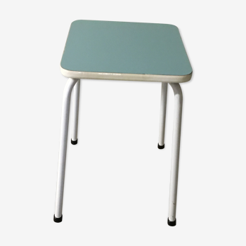 Stool in sky blue 70s formica