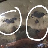 Silver metal box in crab shape