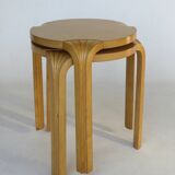 Model X600 Fan Leg Stools by Alvar Aalto for Artek, 1960s