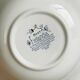 Small Myott porcelain salad bowl, blue floral decoration