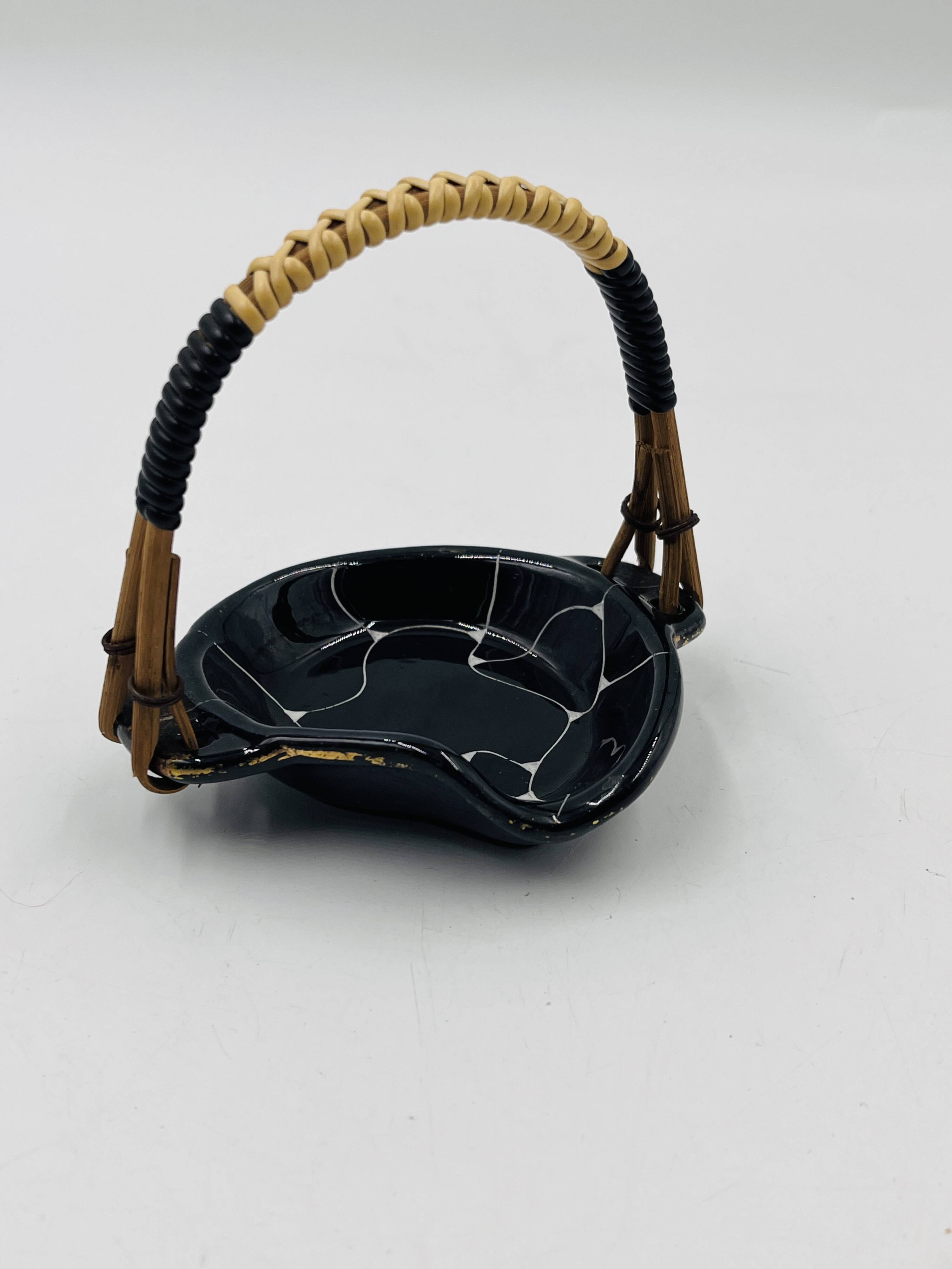 Mini vintage ceramic ashtray