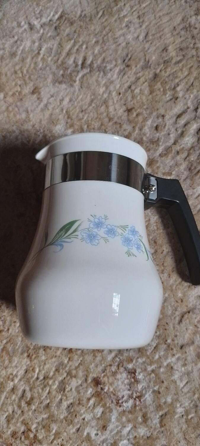 Pichet carafe opaline Vintage