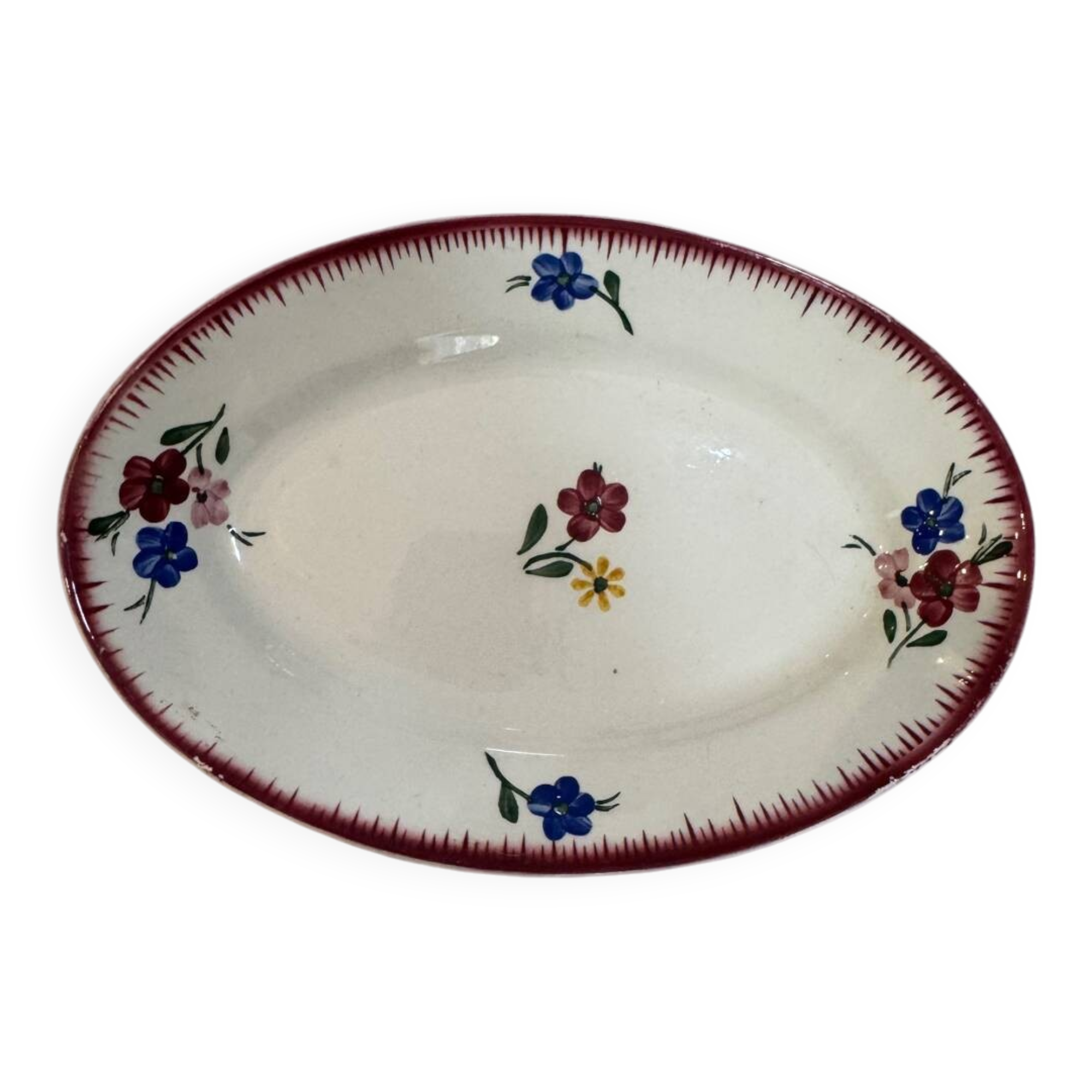 Ravier Sarreguemines floweret