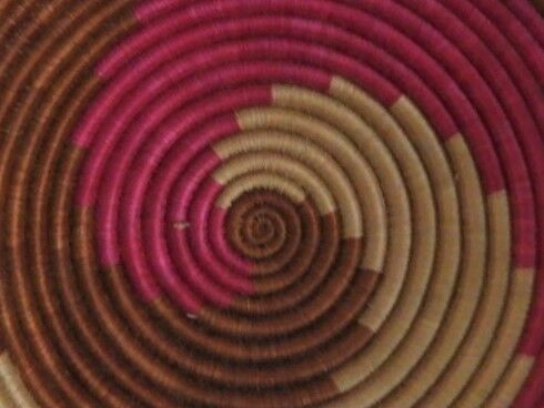 Panier mural africain